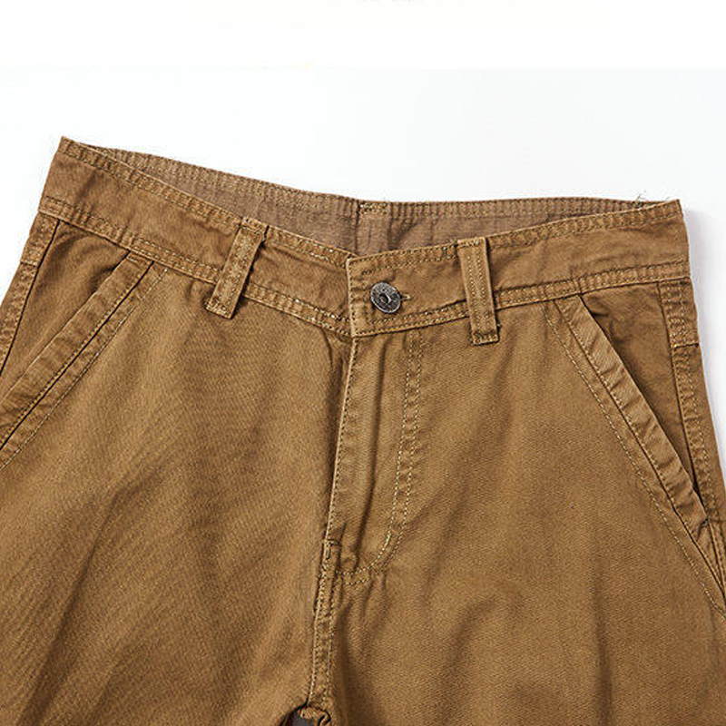 Pantalón Cargo Táctico para Hombre de Algodón Multibolsillos