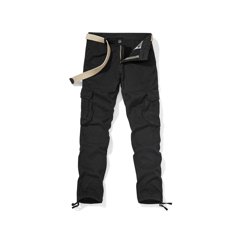 Pantalón Cargo Táctico para Hombre de Algodón Multibolsillos