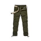 Pantalón Cargo Táctico para Hombre de Algodón Multibolsillos