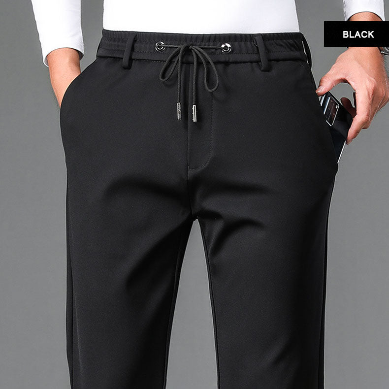 Pantalón Deportivo Recto de Algodón Mercerizado para Hombre