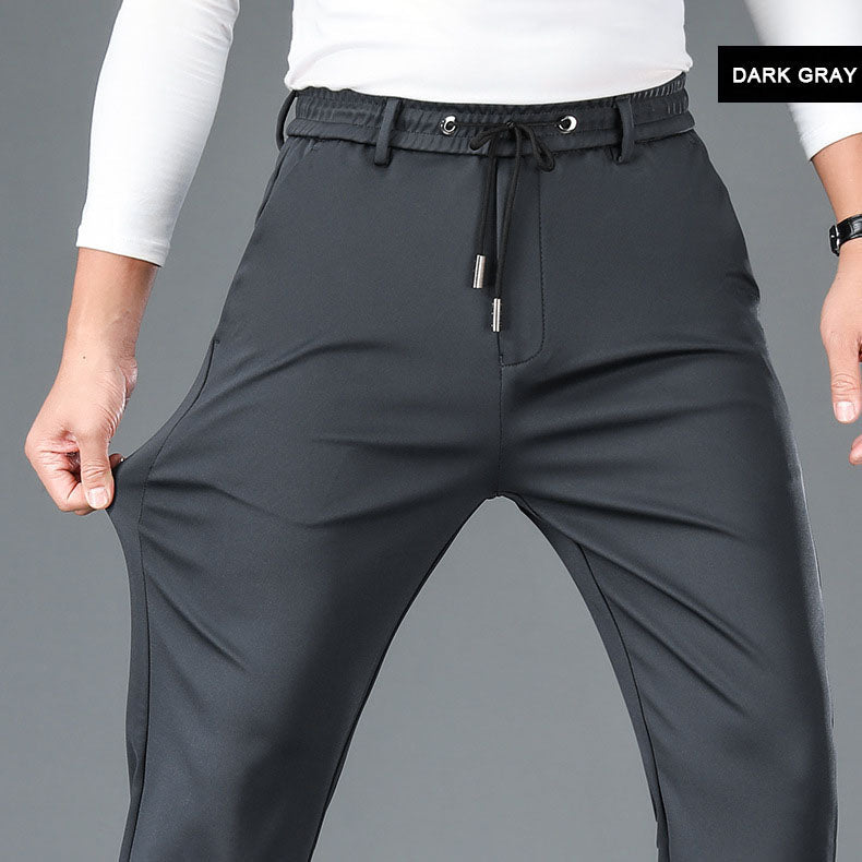 Pantalón Deportivo Recto de Algodón Mercerizado para Hombre