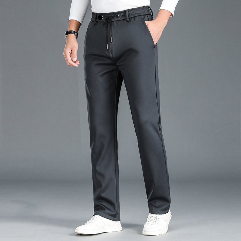 Pantalón Deportivo Recto de Algodón Mercerizado para Hombre