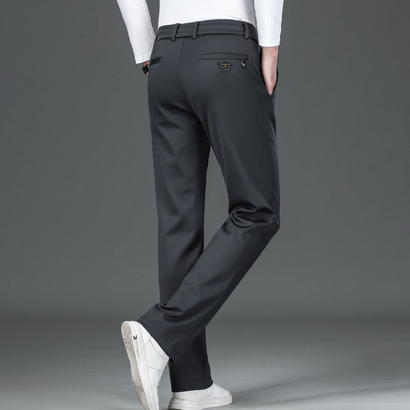 Pantalón Deportivo Recto de Algodón Mercerizado para Hombre