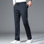 Pantalón Deportivo Recto de Algodón Mercerizado para Hombre