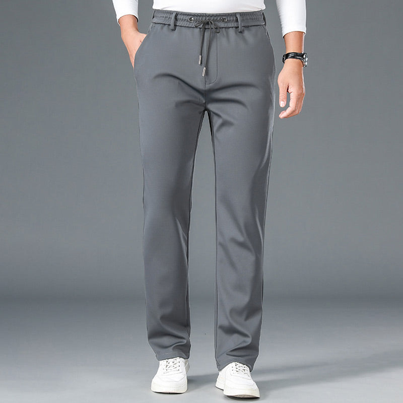 Pantalón Deportivo Recto de Algodón Mercerizado para Hombre