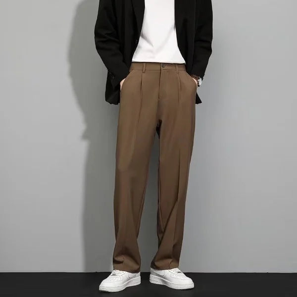 Pantalón de Pierna Amplia para Hombre con Cordón