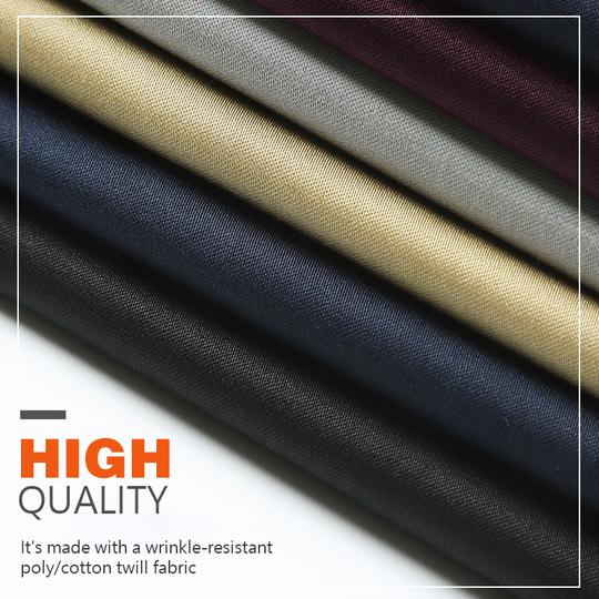 Pantalón de Vestir Elástico para Hombre Corte Clásico
