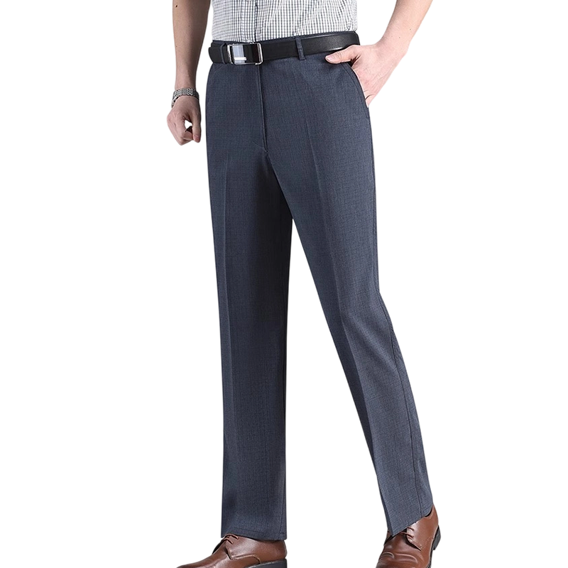 Pantalón de Vestir de Seda Fría para Hombre