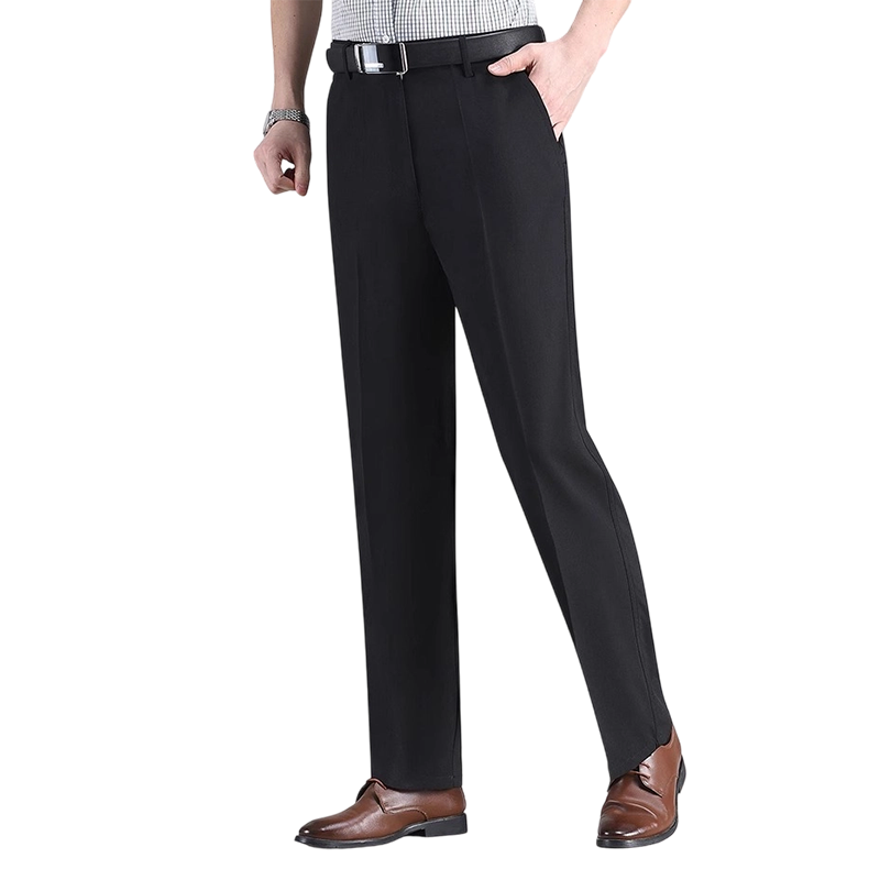 Pantalón de Vestir de Seda Fría para Hombre