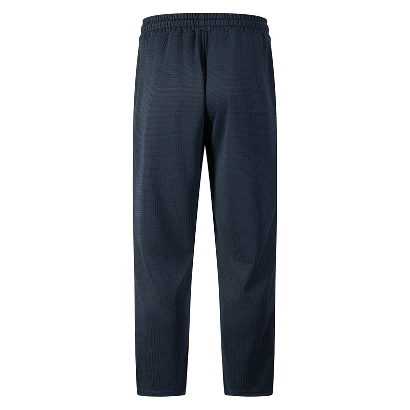 Pantalón Waffle para Hombre con Cordón Pierna Recta
