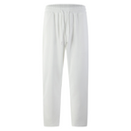 Pantalón Waffle para Hombre con Cordón Pierna Recta