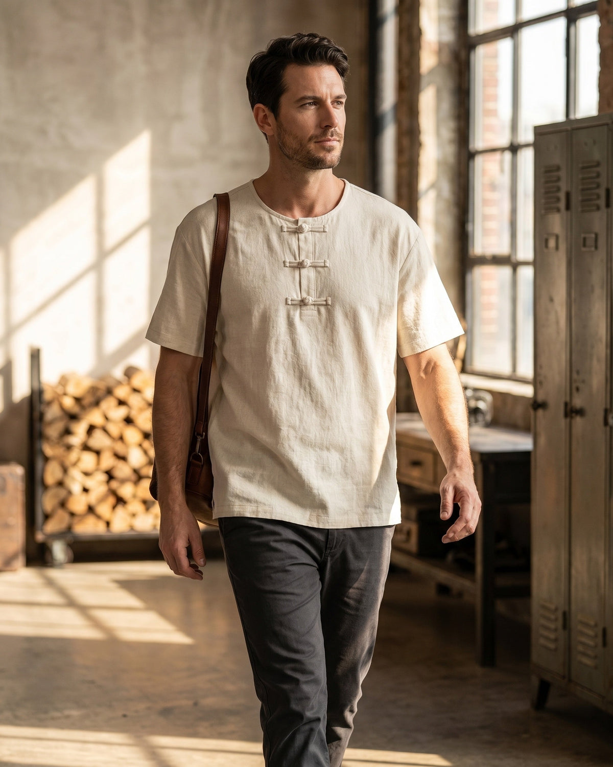 Paolo Cotton Linen T-Shirt
