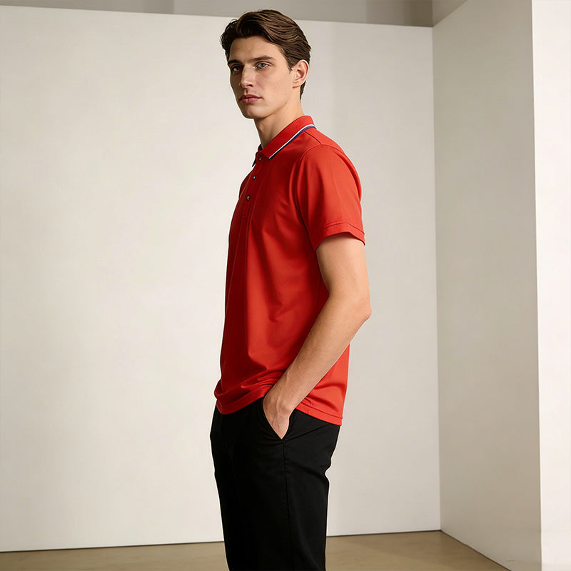 Paquete de Polos para Hombre Sin Arrugas 4 o 6 Piezas
