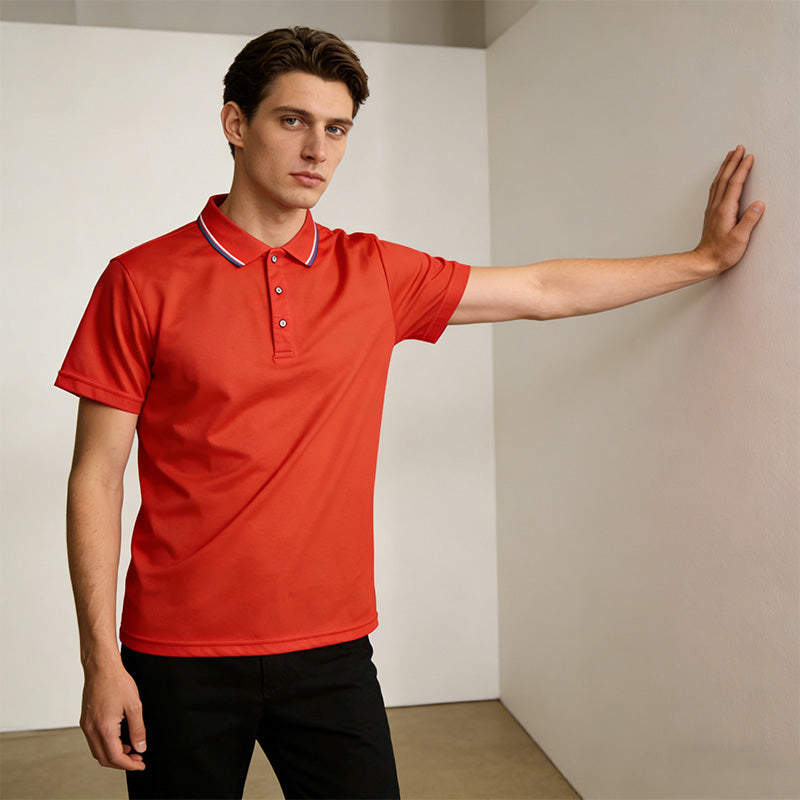 Paquete de Polos para Hombre Sin Arrugas 4 o 6 Piezas