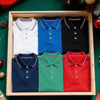Paquete de Polos para Hombre Sin Arrugas 4 o 6 Piezas