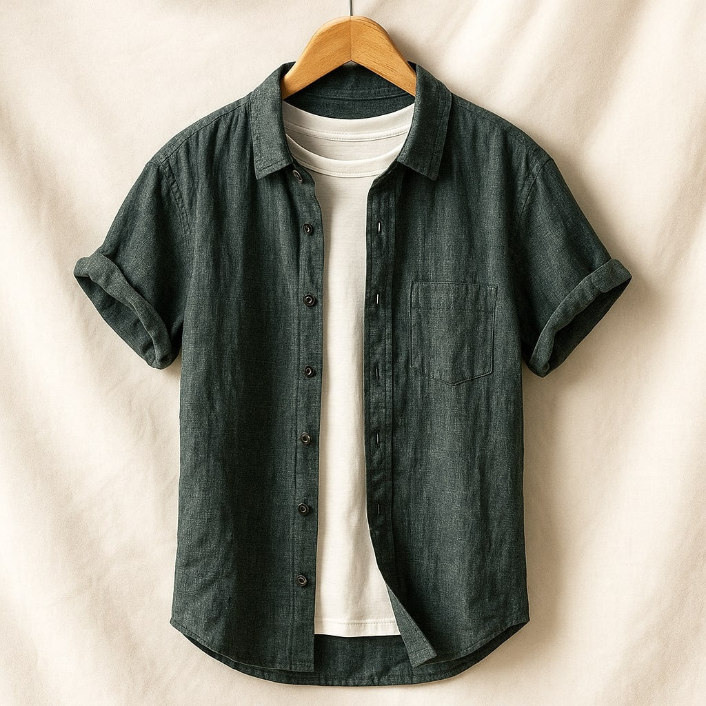 Pellegrino Linen Short Sleeve Shirt
