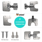 Placa para Reparar Bisagras de Gabinete de Acero Inoxidable