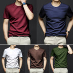 Playera Cuello Redondo de Algodón Mercerizado para Hombre