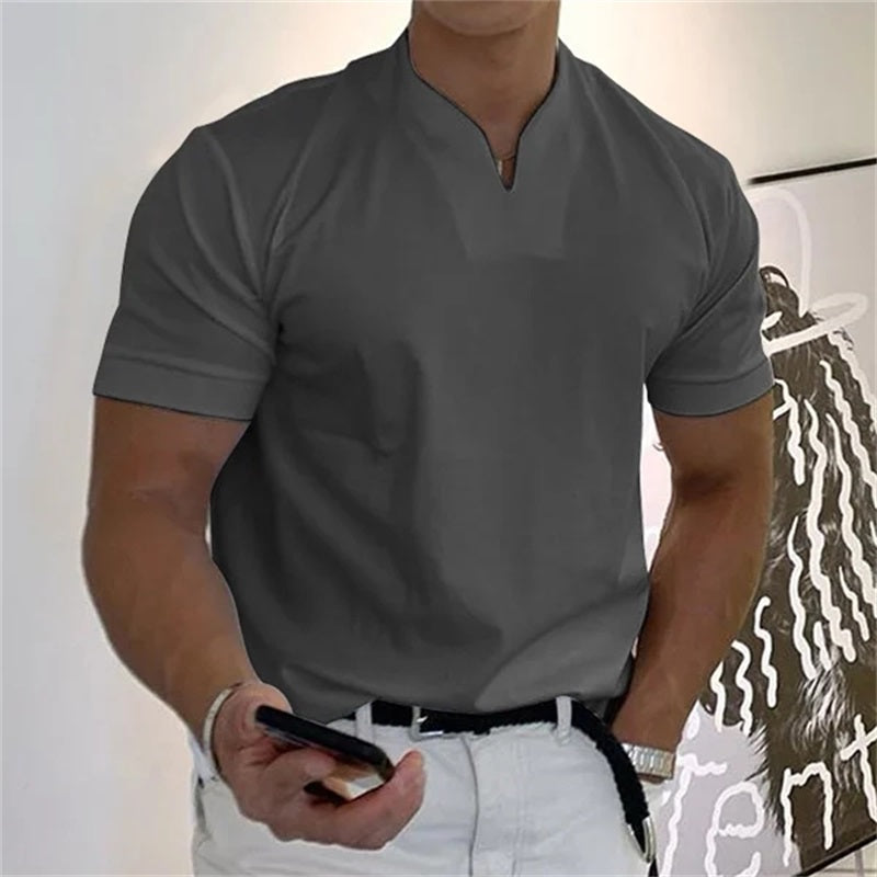 Playera Deportiva Cuello V para Hombre