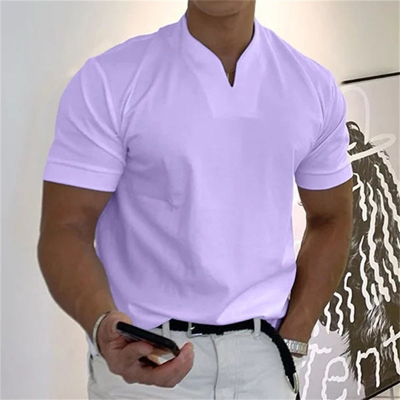 Playera Deportiva Cuello V para Hombre