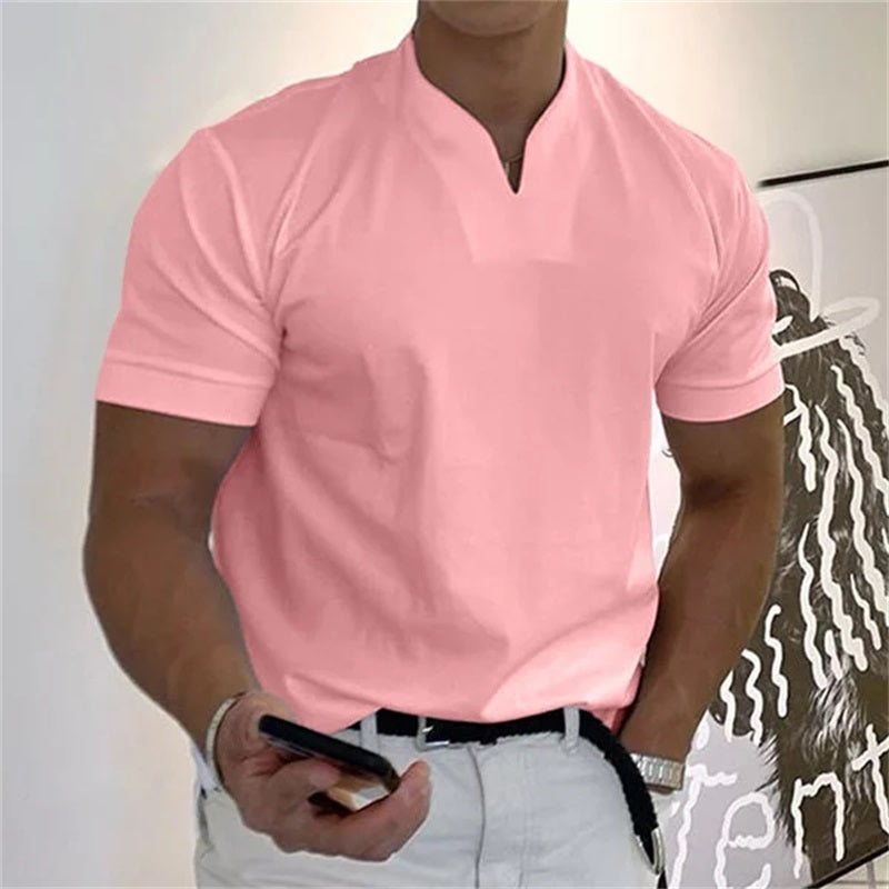 Playera Deportiva Cuello V para Hombre