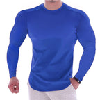 Playera Deportiva Manga Larga Slim Fit para Hombre