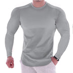 Playera Deportiva Manga Larga Slim Fit para Hombre