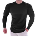 Playera Deportiva Manga Larga Slim Fit para Hombre