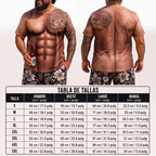 Playera con Estampado de Músculos y Tatuajes para Hombre