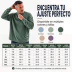 Playera Manga Larga Holgada para Hombre con Bolsillo