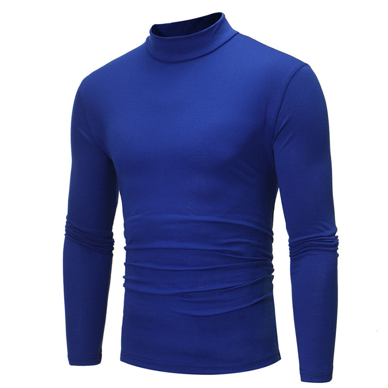 Playera Térmica de Cuello Alto para Hombre Algodón