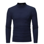 Playera Térmica de Cuello Alto para Hombre Algodón
