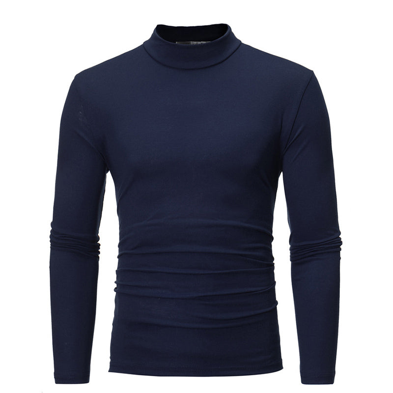 Playera Térmica de Cuello Alto para Hombre Algodón