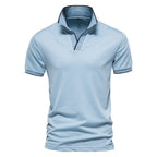 Polo Cuello V Slim Fit para Hombre Tela Waffle