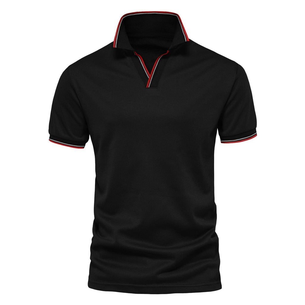 Polo Cuello V Slim Fit para Hombre Tela Waffle
