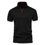 Polo Cuello V Slim Fit para Hombre Tela Waffle