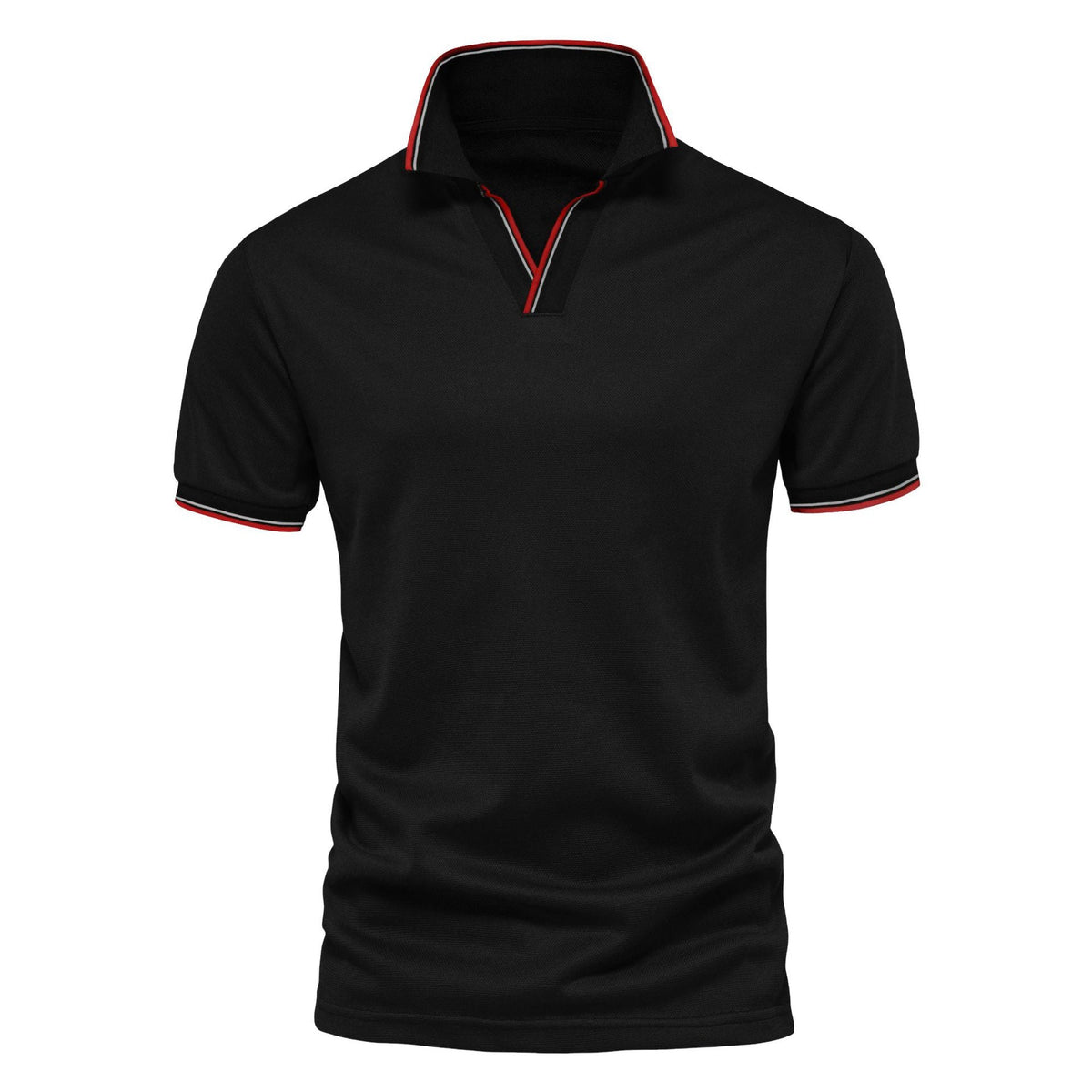 Polo Cuello V Slim Fit para Hombre Tela Waffle