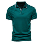 Polo Cuello V Slim Fit para Hombre Tela Waffle