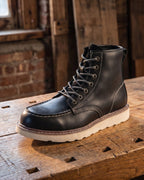 Raimondo Ankle Leather Moc-Toe Boot