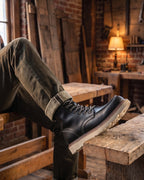 Raimondo Ankle Leather Moc-Toe Boot