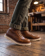 Raimondo Ankle Leather Moc-Toe Boot