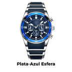 Reloj de Cuarzo para Hombre Multifunción Acero