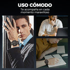 Reloj de Cuarzo para Hombre Multifunción Acero