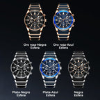 Reloj de Cuarzo para Hombre Multifunción Acero