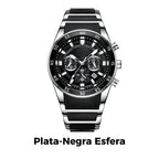 Reloj de Cuarzo para Hombre Multifunción Acero