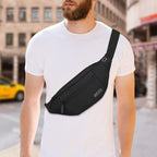 Riñonera Grande para Hombre Tipo Bandolera
