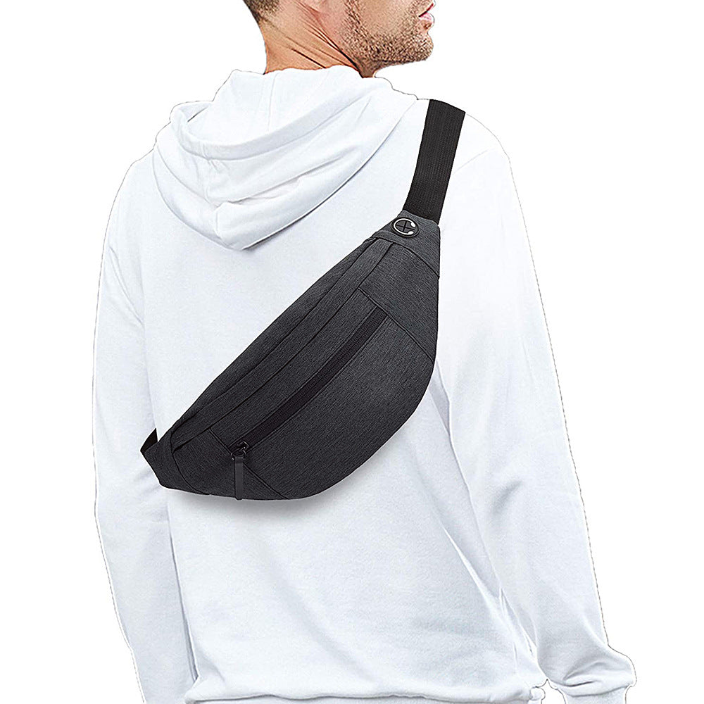 Riñonera Grande para Hombre Tipo Bandolera