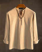 Romano Cotton Blend Linen Shirt