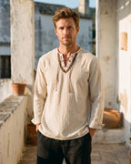 Romano Cotton Blend Linen Shirt