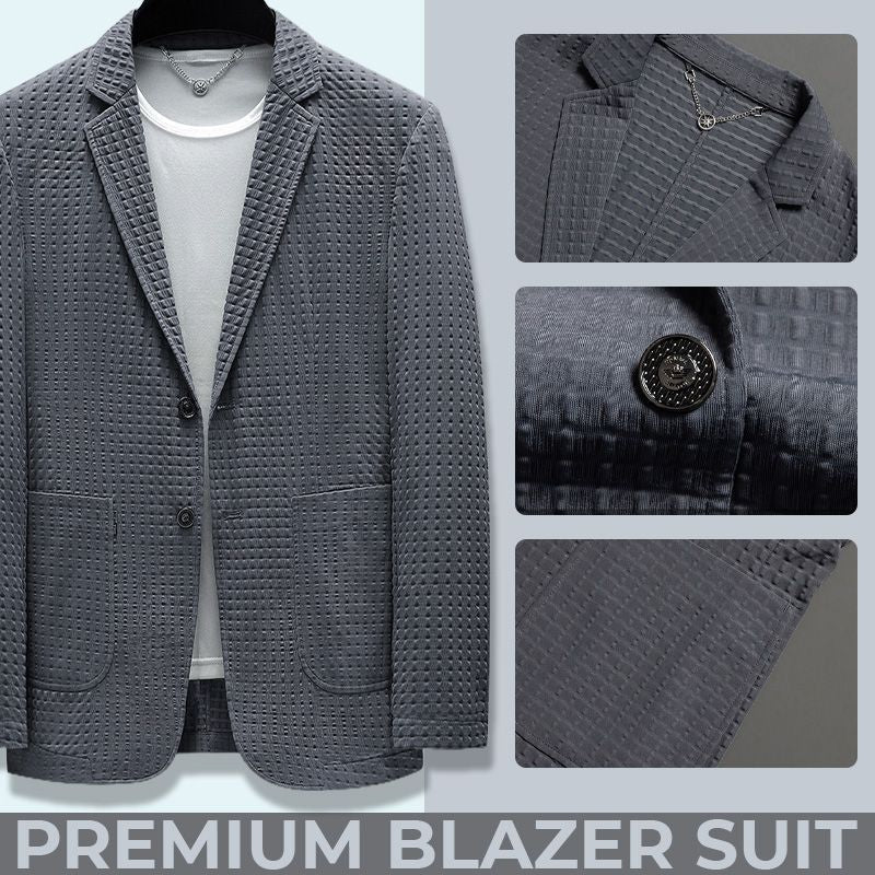 Saco Blazer Slim Fit Elástico para Hombre Ultraligero